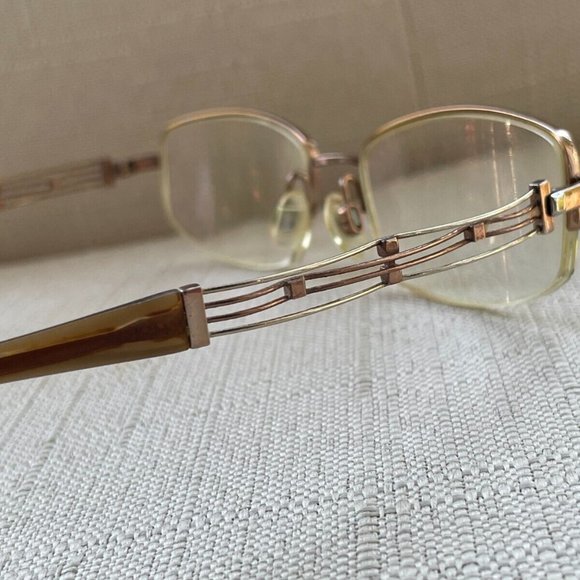 Charmant Women Eyeglasses Line Art Excellence Titan Half Rim Glasses Made Japan - Picture 7 of 12